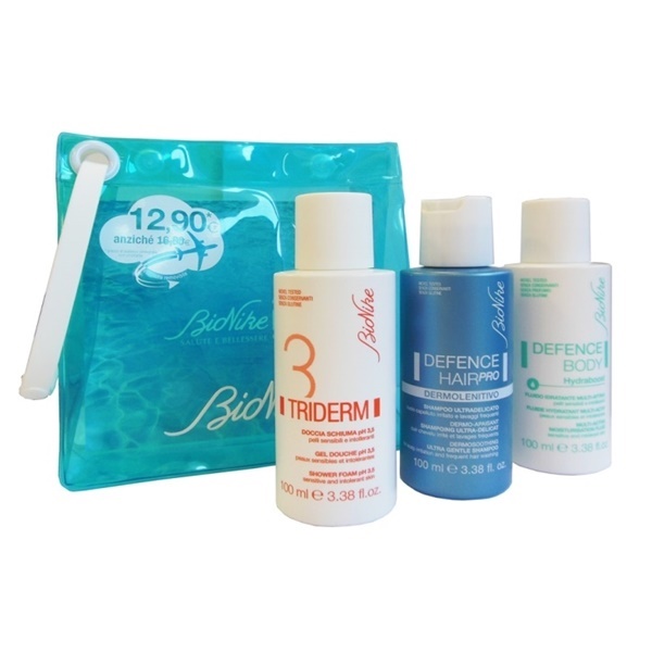 Bionike Kit Viaggio con Fluido Idratante Doccia Schiuma Shampoo a solo €  11,61 -  - Gli Specialisti del Benessere