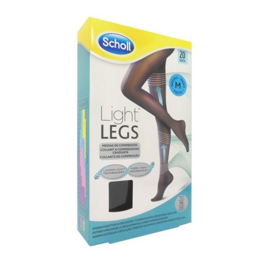 Scholl Light Legs Collant 20 Den M Nero