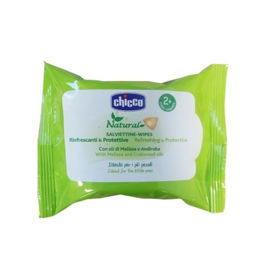 Chicco Natural 20 Salviettine Rinfrescanti - ZERO SPRECHI