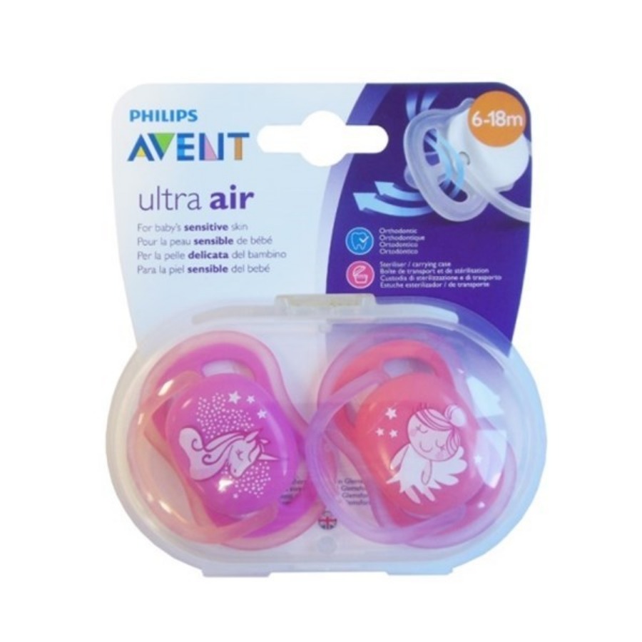 Philips Avent Ciuccio ultra morbido, 6-18 mesi, colore: rosa