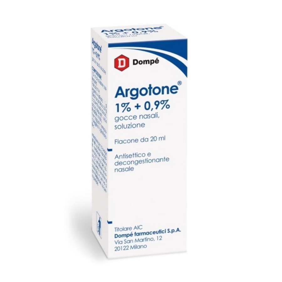 Argotone Gocce Nasali 20ml 1%+0,9%