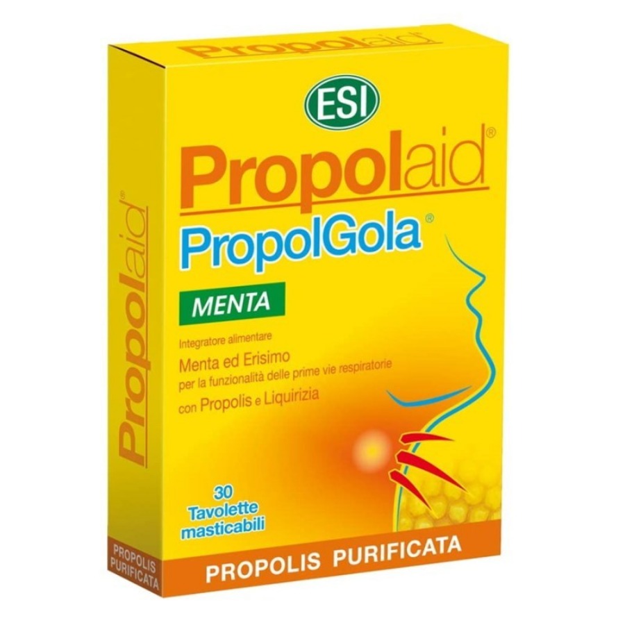 Esi Propolaid Propolgola Menta 30 Tavolette Masticabili