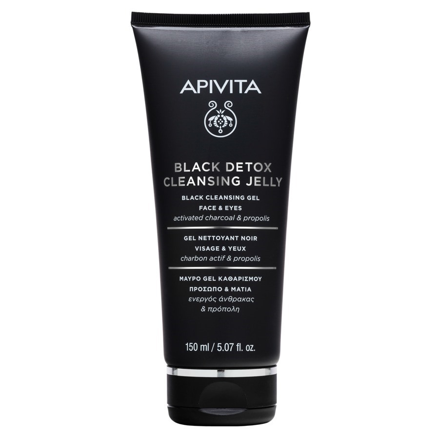 Apivita Black Detox Gel Detergente Nero 150ml