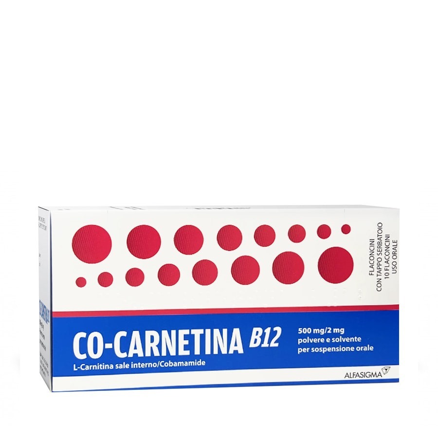 Co-Carnetina B12 500mg/2MG 10 Flaconcini