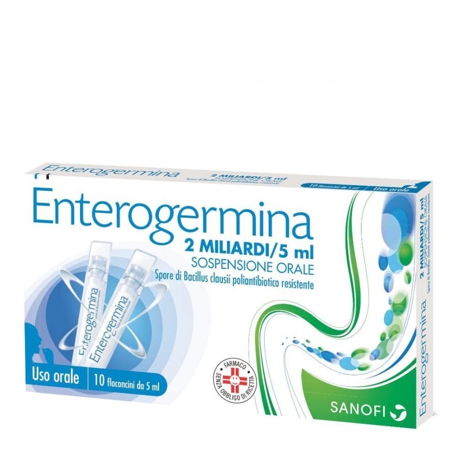 Enterogermina 2 Miliardi/5ML 10 Flaconcini