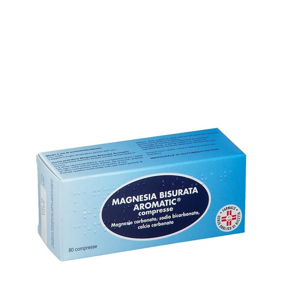 Magnesia Bisurata Aromatic 80 Compresse