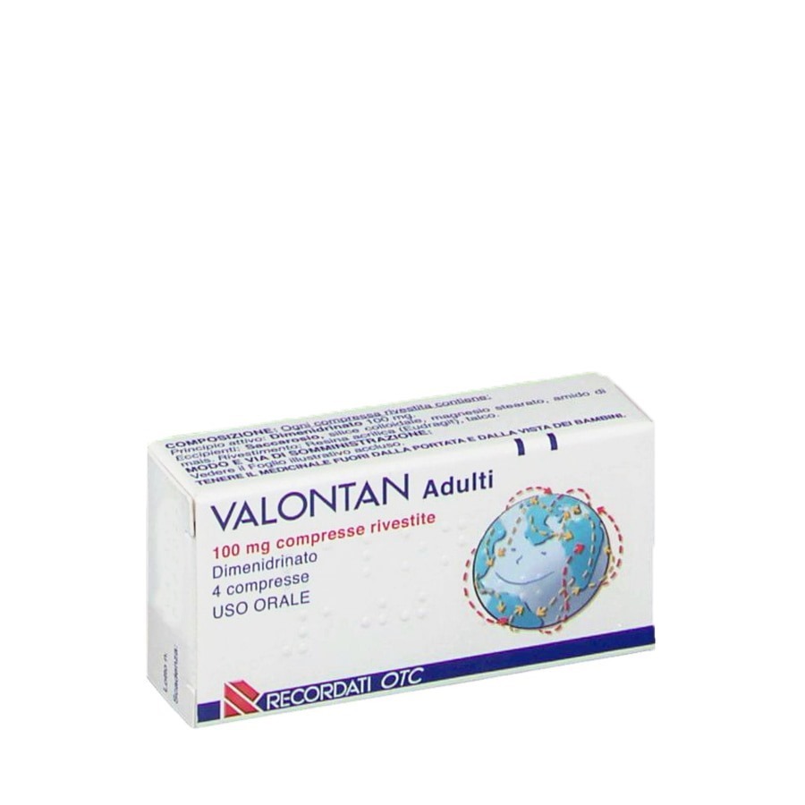 Valontan Adulti 100mg 4 Compresse Rivestite