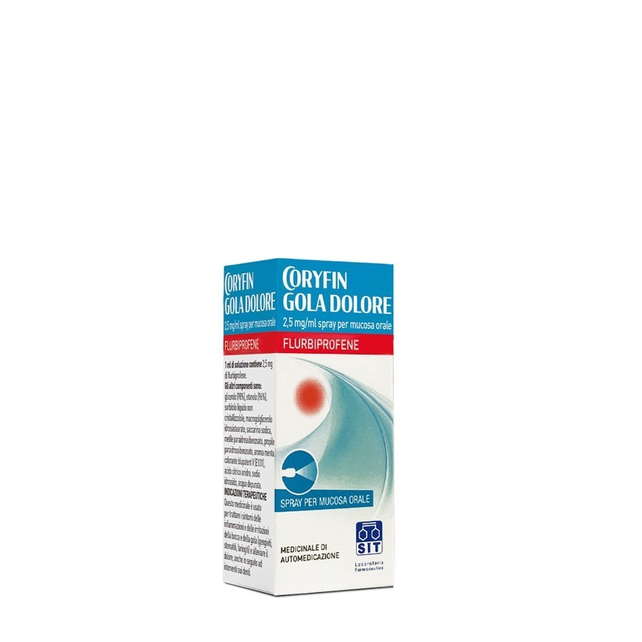 Coryfin Gola Dolore 25mg/ml Spray 15ml