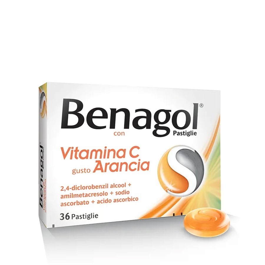 Benagol Vitamina C 36 Pastiglie Gusto Arancia