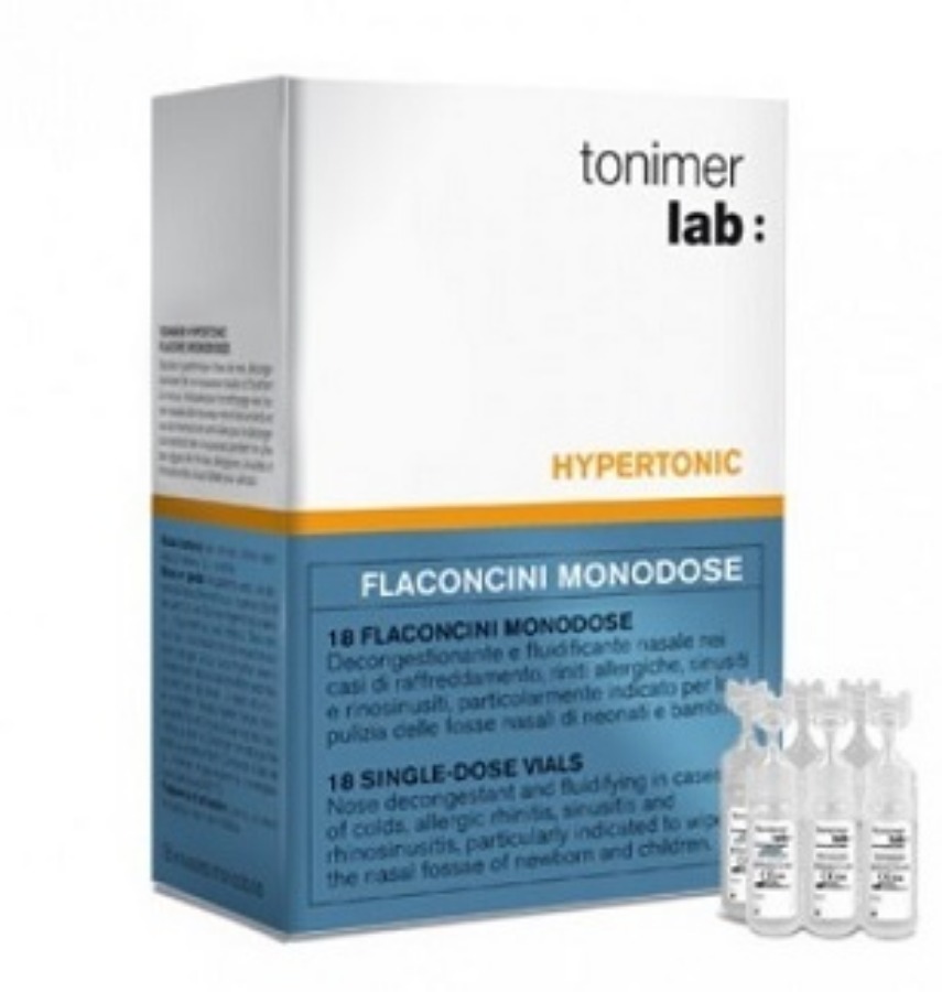 Ganassini Tonimer Lab Hypertonic 18 Flaconcini