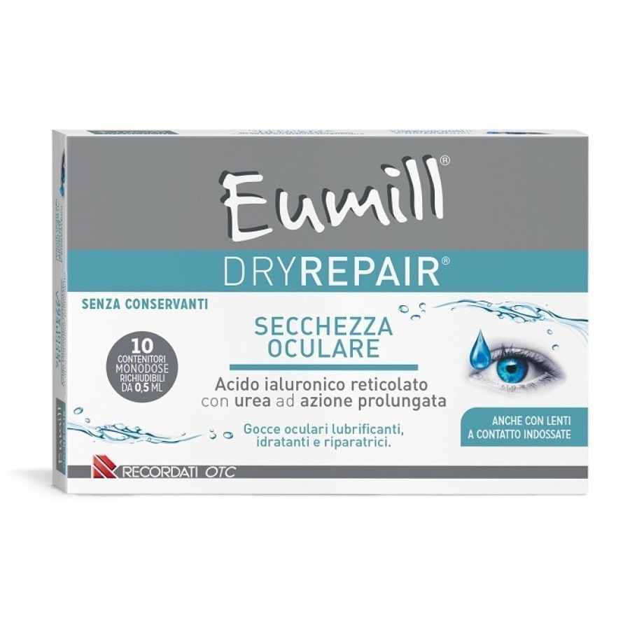 Eumill Dryrepair  Gocce Oculari 10 Flaconi da 0,5ml