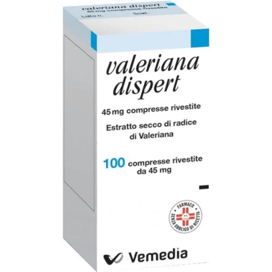 Vemedia Valeriana Dispert 100 Compresse Rivestite 45MG