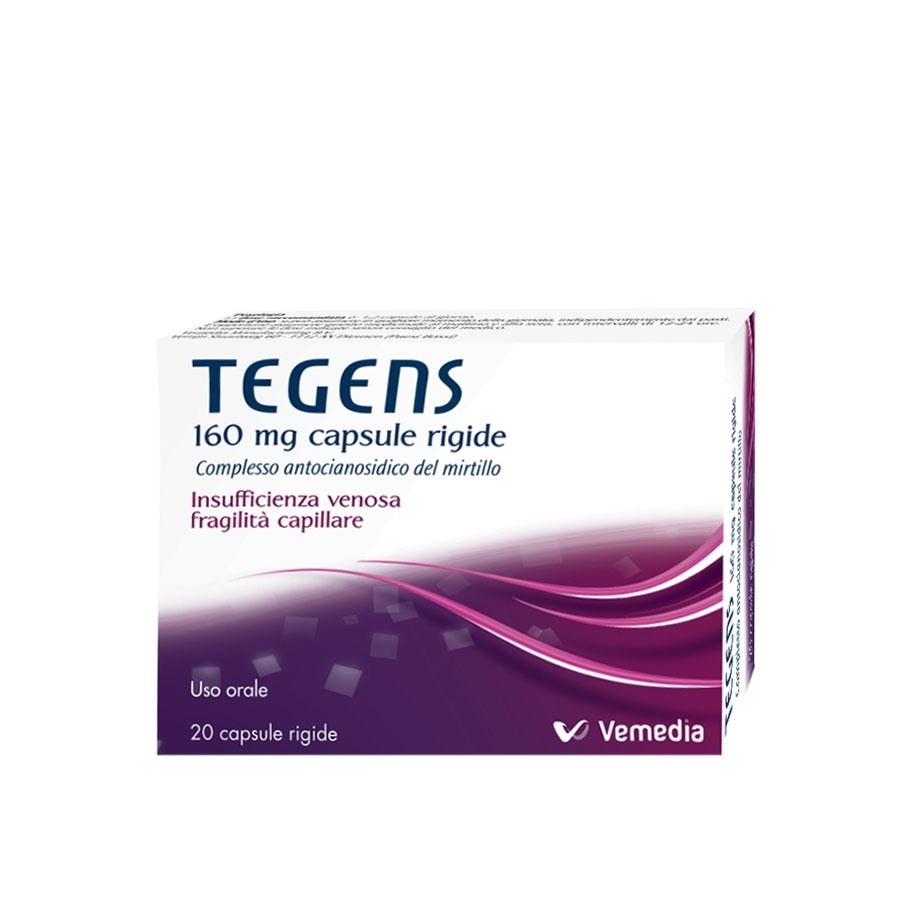 Tegens 160mg 20 Capsule Rigide