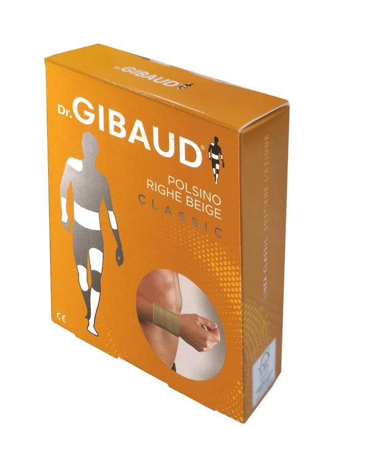 Dr. Gibaud Polsino Righe Beige 6 cm Taglia 2