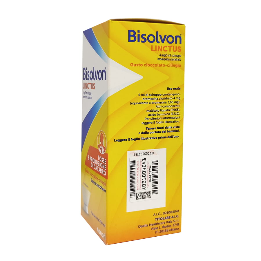 Bisolvon Linctus Sciroppo Flacone 250ml A Solo € 11,61 - Parafarmacia ...