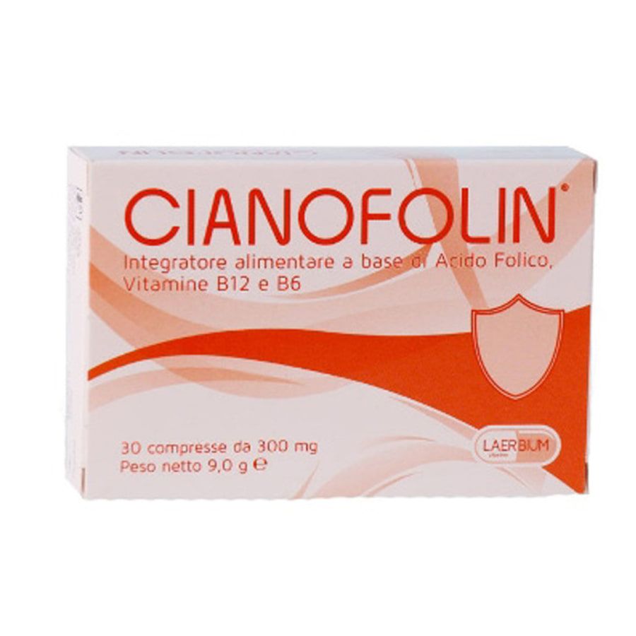 Laerbium Cianofolin 30 compresse da 300mg