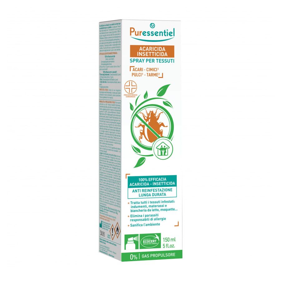Puressentiel Acaricida Insetticida Spray per tessuti 150ml