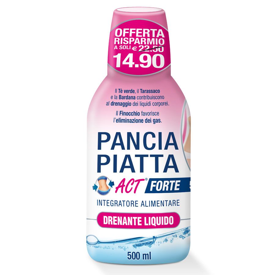 Pancia Piatta Act Forte Drenante Liquido 500ml