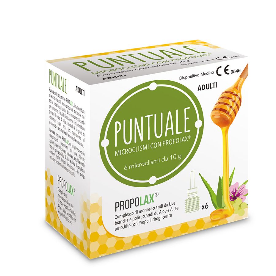 Puntuale 6 Microclismi con Propolax Adulti