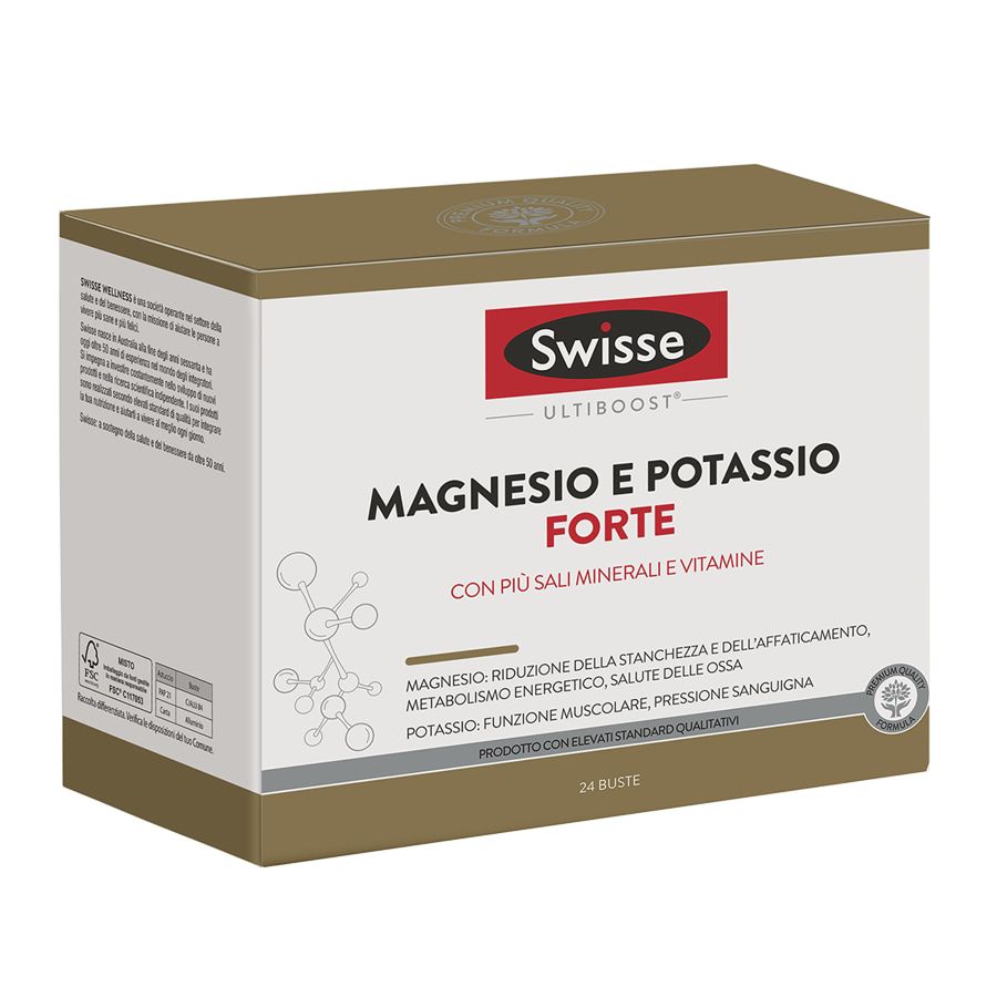 Swisse Magnesio e Potassio Forte 24 bustine