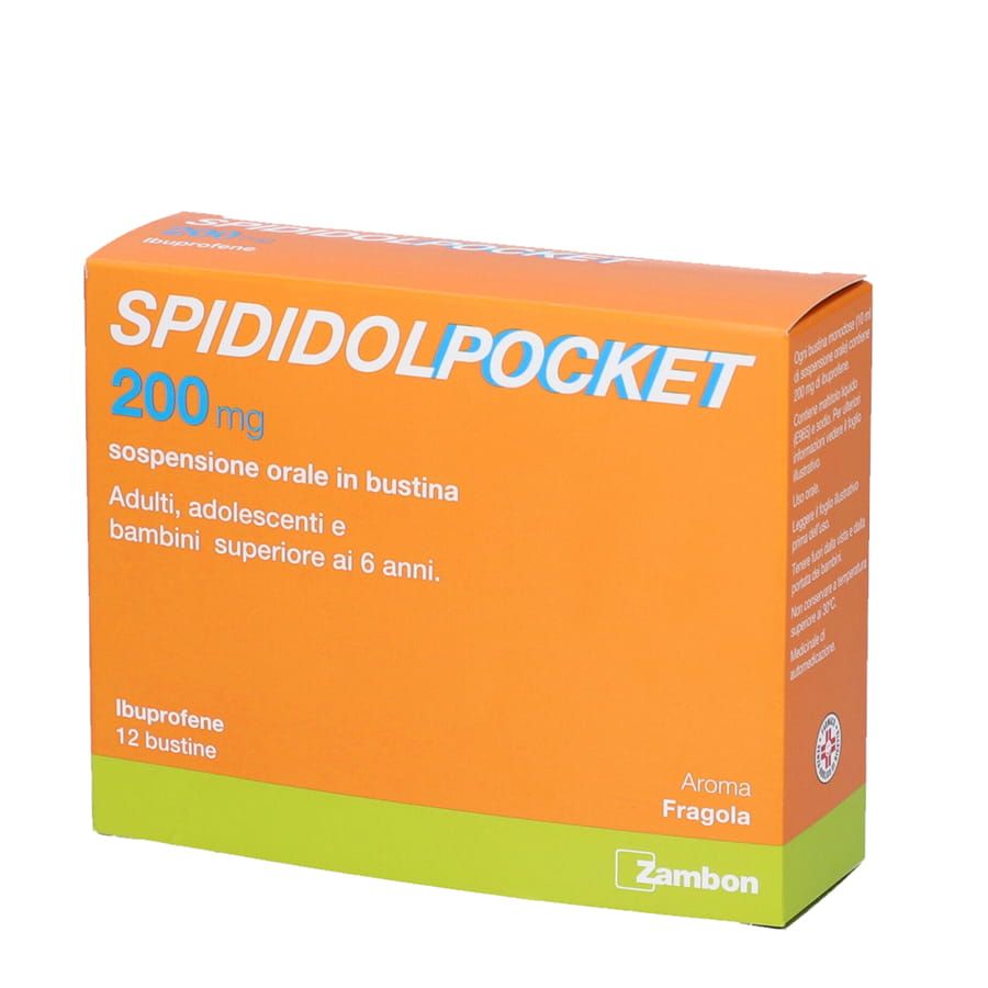 Spididol Pocket 200mg 12 bustine