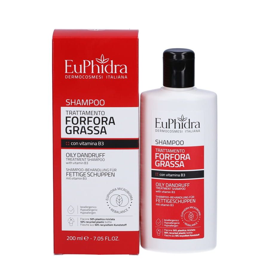 Euphidra Shampoo trattamento forfora grassa 200ml