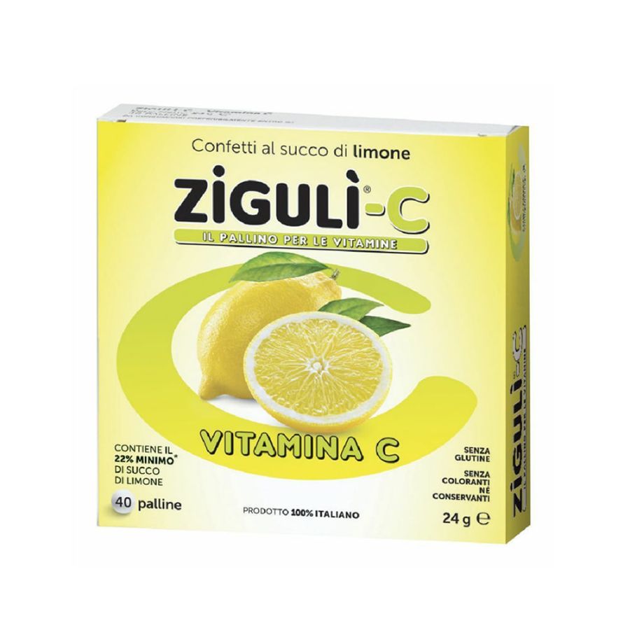 Ziguli C Vitamina C Limone 24g 40 Pezzi