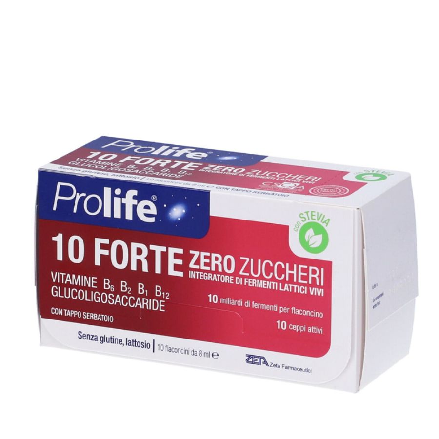 Prolife 10 Forte Zero Zuccheri 10 flaconcini da 8ml