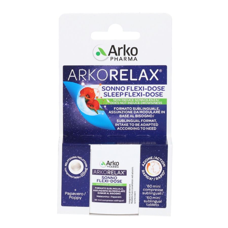 Arkopharma ArkoRelax Sonno Flexi-Dose 60 mini compresse