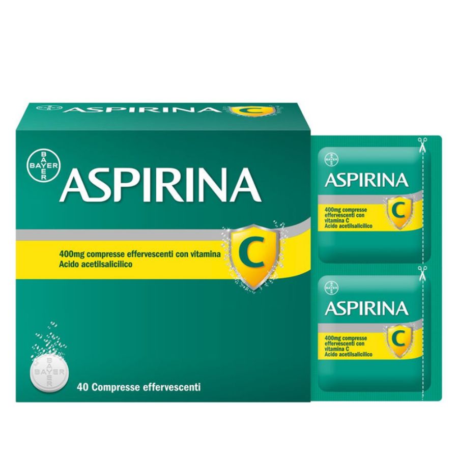 Aspirina C 400mg 40 Compresse Effervescenti