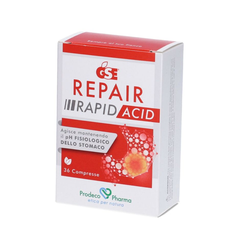 GSE Repair Rapid Acid 36 compresse 