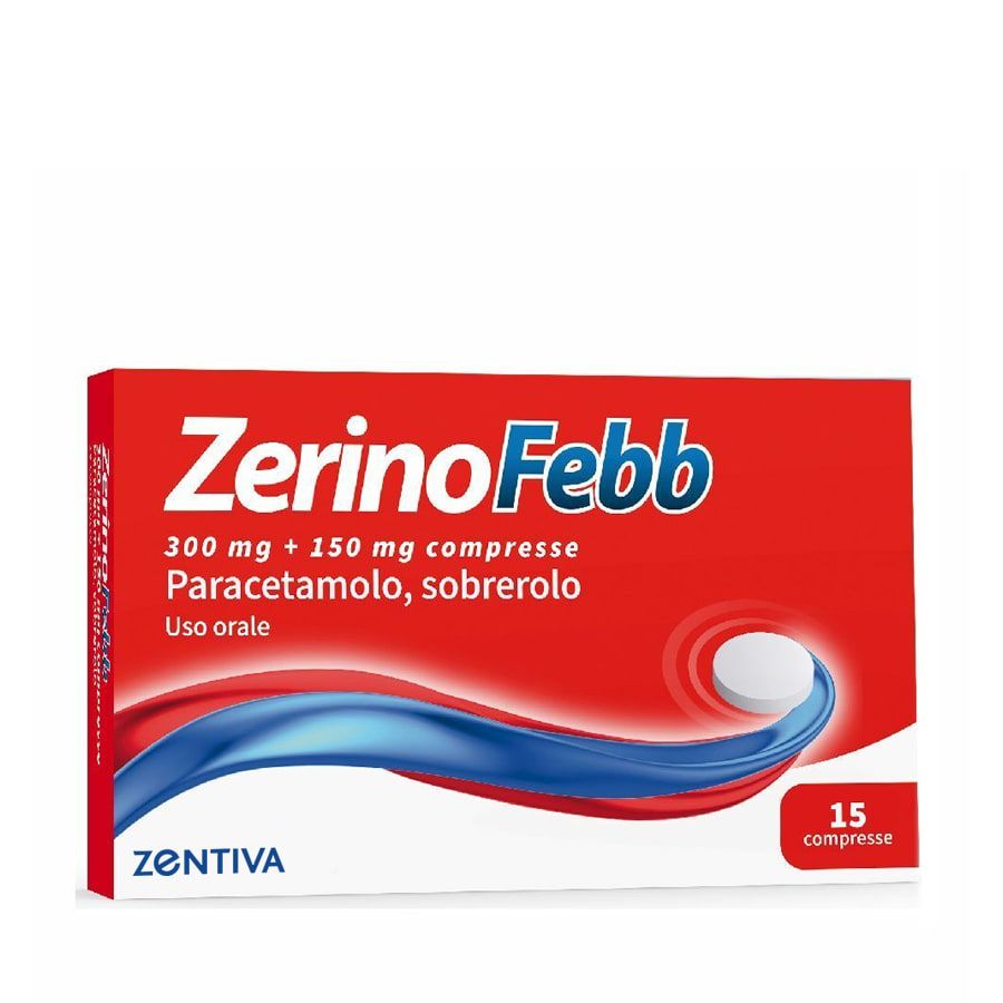 ZerinoFebb 300mg + 150mg 15 compresse