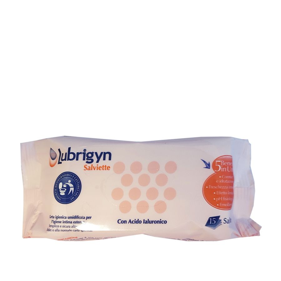 Uniderm Lubrigyn Salviette 15 Pezzi