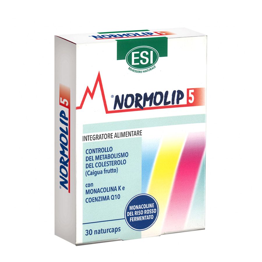 Esi Normolip 5 Controlo del metabolismo del colesterolo 30 naturcaps