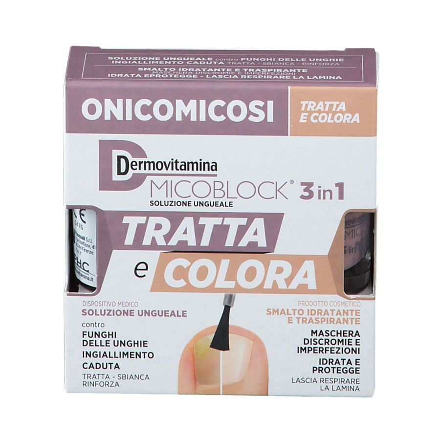 Dermovitamina Micoblock 3 In 1 Tratta E Colora 7ml + 5ml