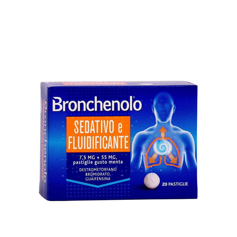 Bronchenolo Sedativo e Fluidificante 20 Pastiglie