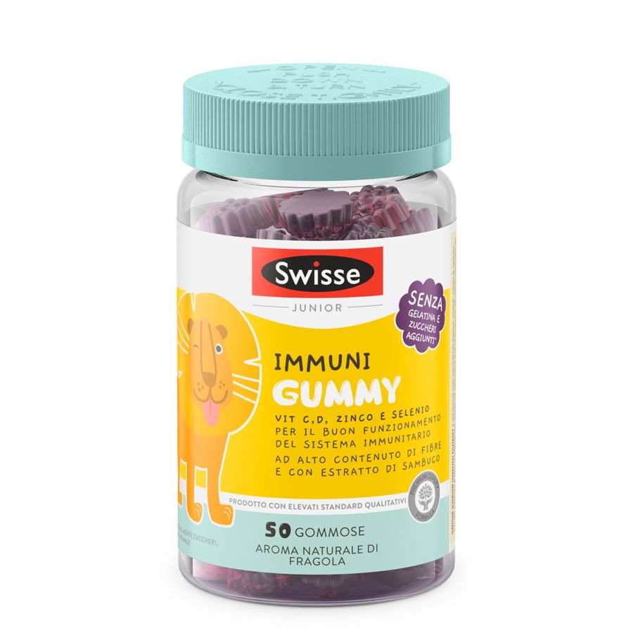 Swisse Immuni Gummy 50 gommose aroma naturale di fragola