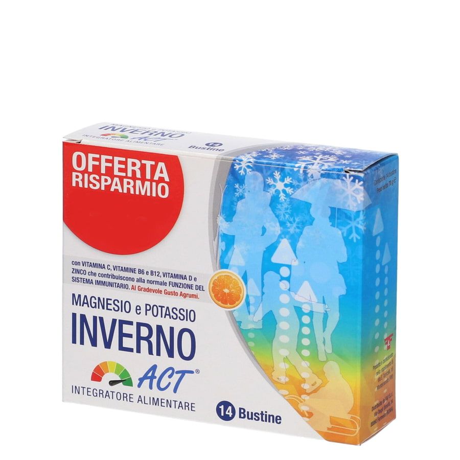 Magnesio Potassio Inverno Act 14 Bustine