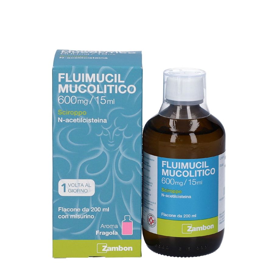 Fluimucil Mucolitico 600mg/15ml Flacone da 200ml