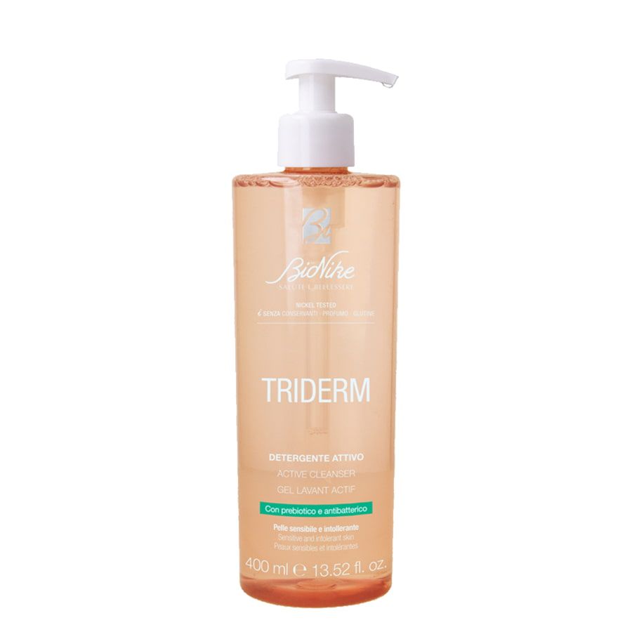 Bionike Triderm detergente attivo con prebiotico e antibatterico 400ml