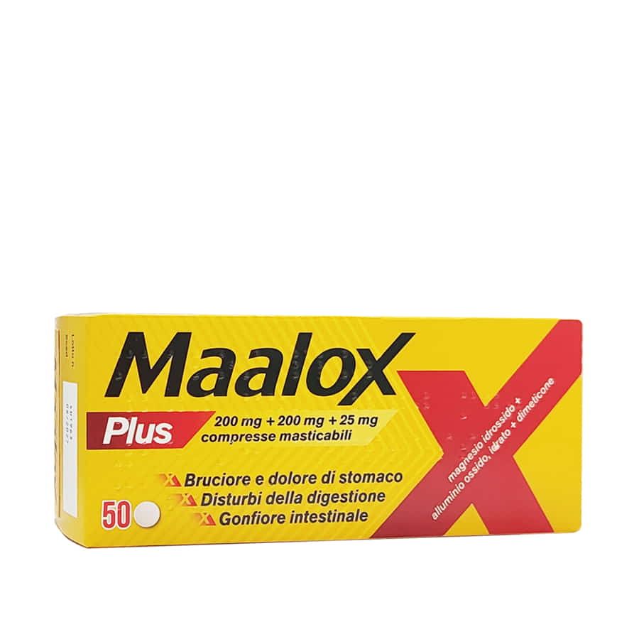 Maalox Plus 50 compresse masticabili     