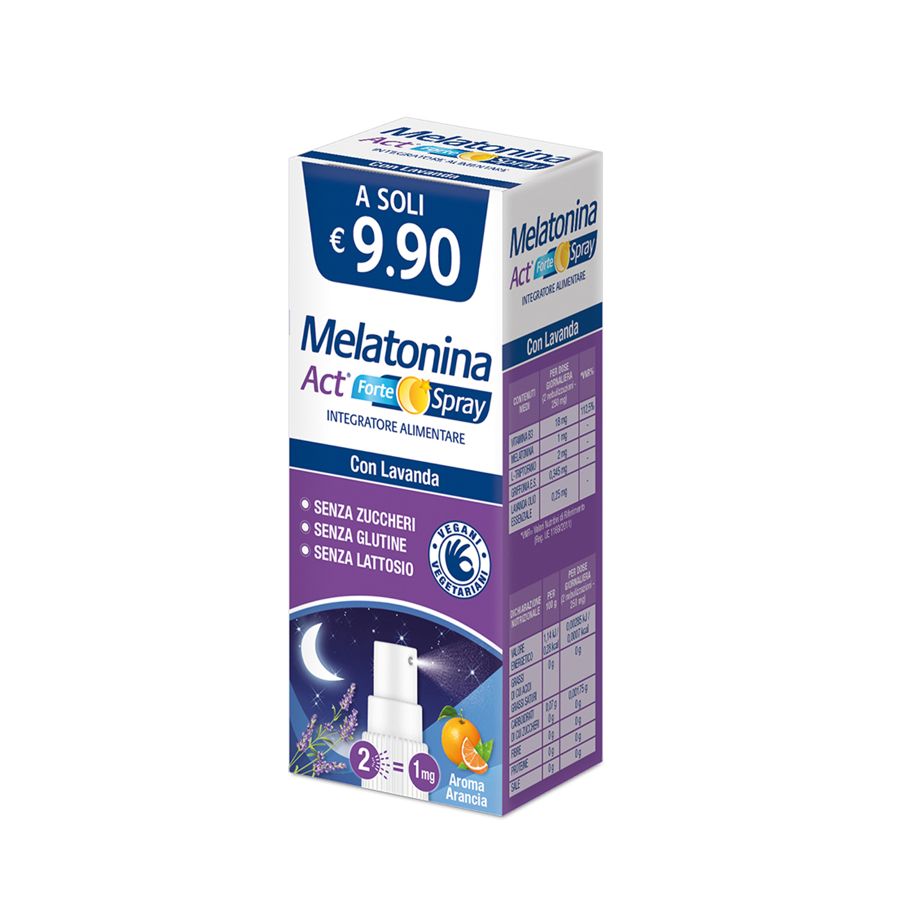 Melatonina Act Forte Spray aroma arancia 15ml