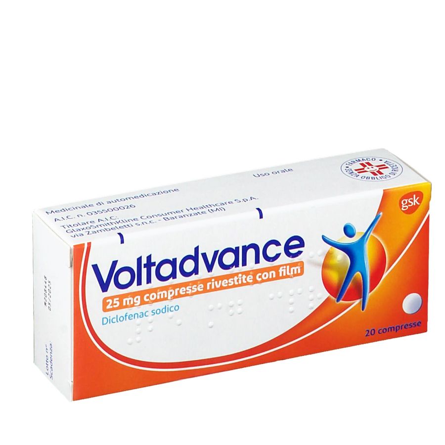 Voltadvance 20 Compresse Rivestite 25MG