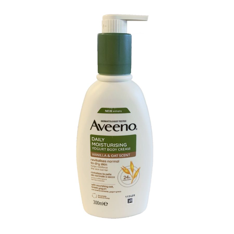 Aveeno Body Yogurt al Profumo di Vaniglia e Avena 300ml