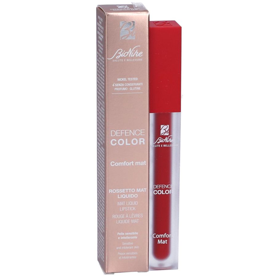 Bionike Defence Color Rossetto Liquido Mat Colore 704 Vrai Rouge