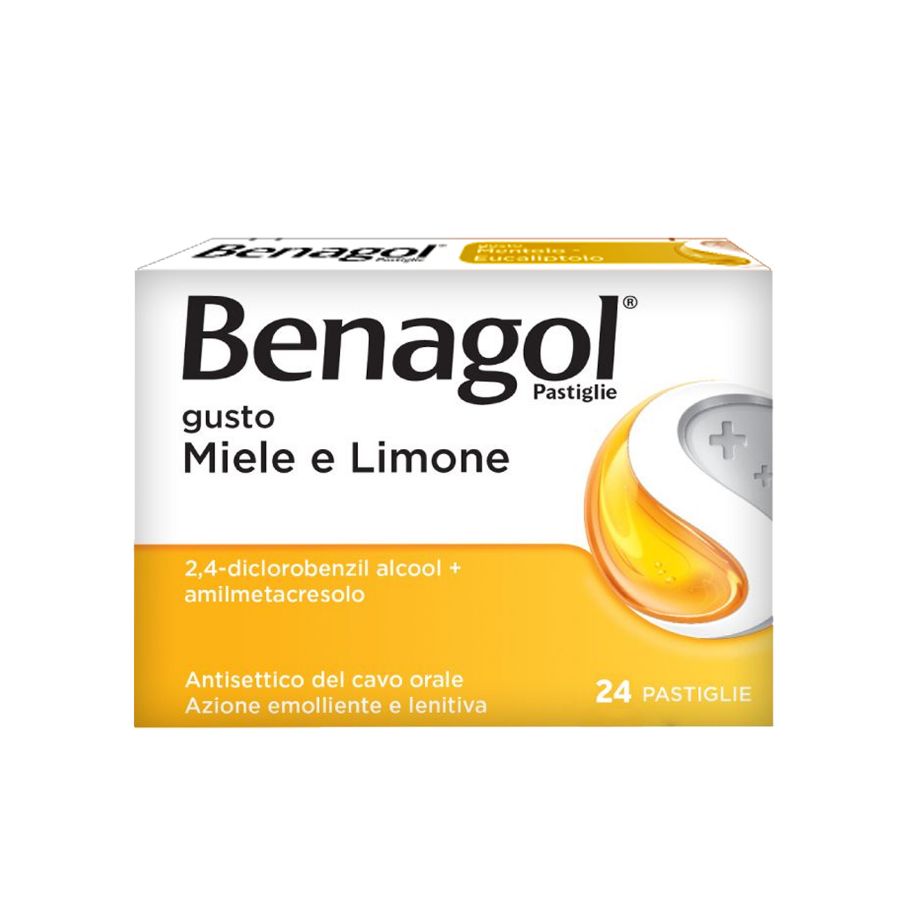 Benagol 24 pastiglie gusto miele e limone