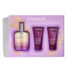 Caudalie Cofanetto Olio Trattante Nutriente al fico 50 ml + gel doccia + trattamento corpo ialuronico