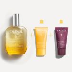 Caudalie Cofanetto Soleil des Vignes olio trattante 50ml + gel doccia + trattamento corpo ialuronico nutriente