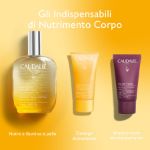 Caudalie Cofanetto Soleil des Vignes olio trattante 50ml + gel doccia + trattamento corpo ialuronico nutriente