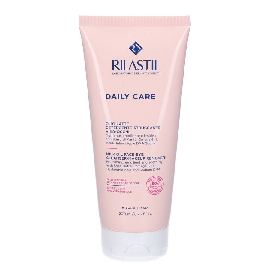 Rilastil Daily Care Olio Latte detergente struccante viso occhi 200ml